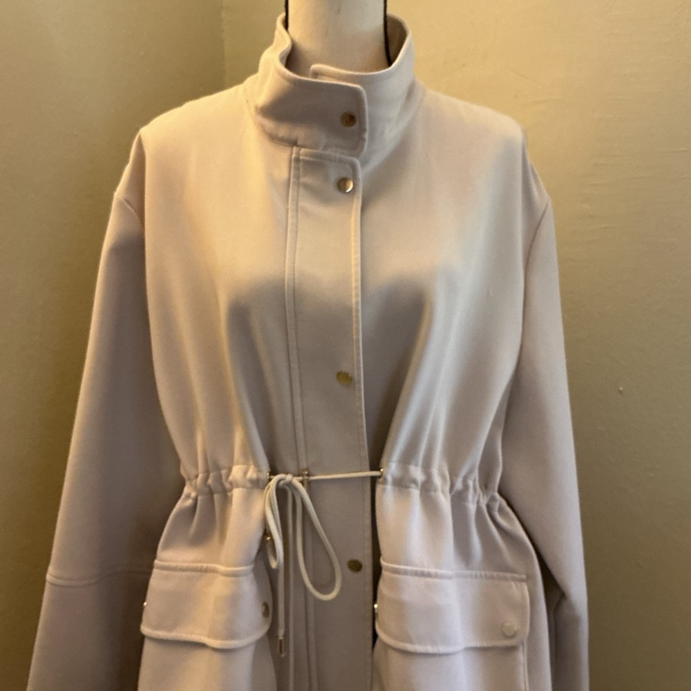 H&M Light Beige Utility Jacket with Drawstring - Picture 7 of 10